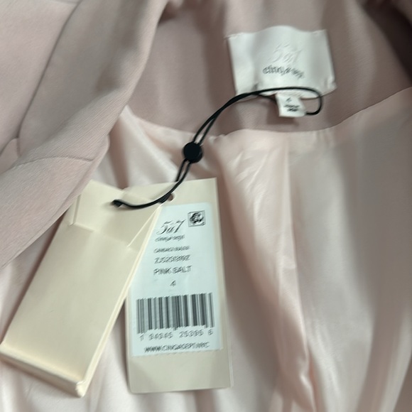 CINQ SEPT EMBELLISHED BLAZER PINK SALT - Picture 3 of 4